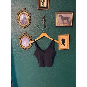 Lululemon Black Cropped Align Tank Top Size 4